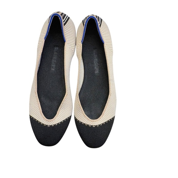 Rothy's Tuxedo Captoe Square Toe Flats - Picture 7 of 7
